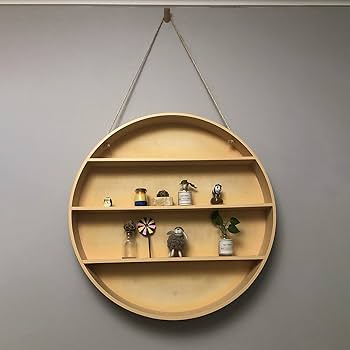 木製　円型　飾り棚 木製 円型 飾り棚 【公式通販】